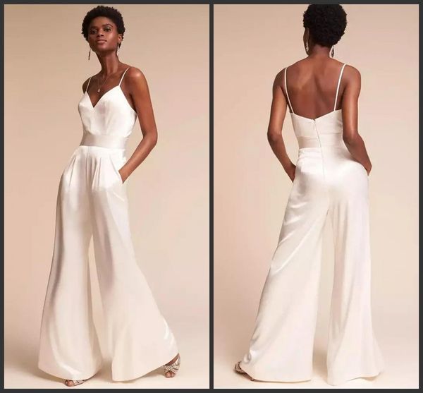 new fashion white spaghetti strap jumpsuits prom dresses v neck backless pantsuit celebrity evening gowns plus size cocktail party dress, Black;red
new fashion white spaghetti strap jumpsuits prom dresses v neck backless pantsuit celebrity evening gowns plus size cocktail party dress, Black;red