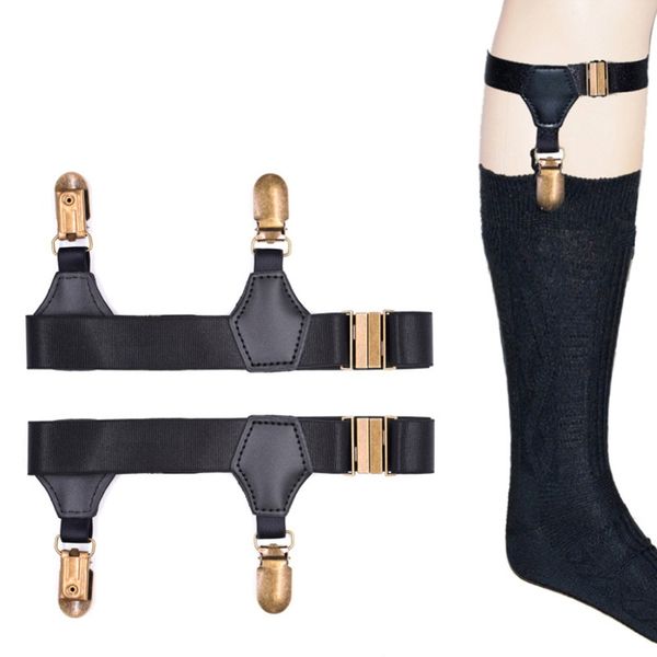 elastic men women sock suspenders garter hold up braces double grip adjustable, Black;white
elastic men women sock suspenders garter hold up braces double grip adjustable, Black;white