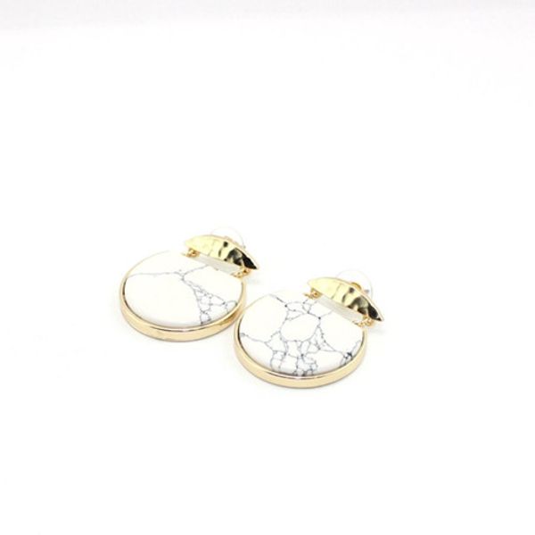 wholesale 10 pairs gold plated white howlite stone beads stud earrings for women lapis lazuli jewelry, Golden;silver
wholesale 10 pairs gold plated white howlite stone beads stud earrings for women lapis lazuli jewelry, Golden;silver