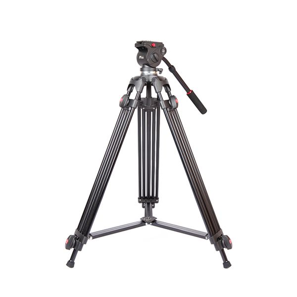 

dhl jy0508a/b professional camera tripod aluminum alloy dslr video tripod with fluid drag head for canon nikon dslr camera