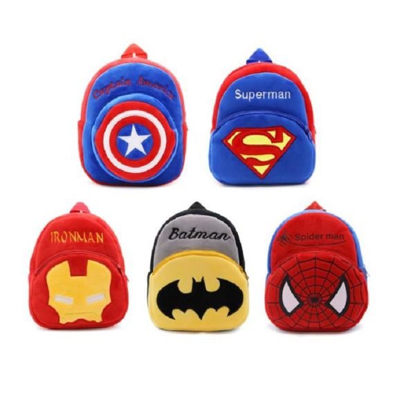 1-3 years kid plush backpack superhero spider man captain america batman plush bag soft toy children's schoolbag s2212
1-3 years kid plush backpack superhero spider man captain america batman plush bag soft toy children's schoolbag s2212