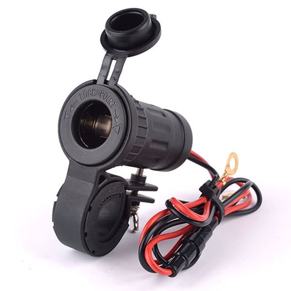 universally motorcycle cigarette lighter handlebar power socket adapter
universally motorcycle cigarette lighter handlebar power socket adapter