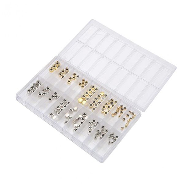 watch parts replacement assorted gold & silver dome flat head watch accessories repair tool kit for watchmaker dropship
watch parts replacement assorted gold & silver dome flat head watch accessories repair tool kit for watchmaker dropship