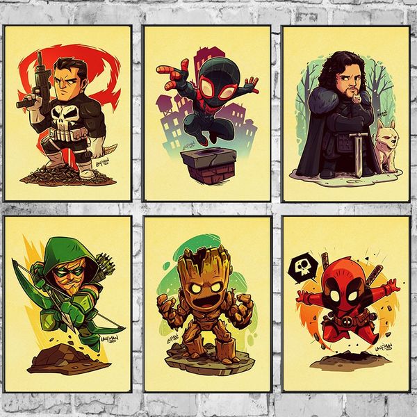 cartoon character anime poster deadpool superhero retro posters wall art painting kidsroom decor
cartoon character anime poster deadpool superhero retro posters wall art painting kidsroom decor