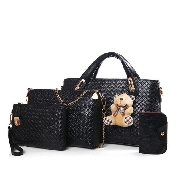 4PCS/Set Women Leather Handbag Lady Shoulder Bag Tote Purse Crossbody Messenger Satchel Lot
4PCS/Set Women Leather Handbag Lady Shoulder Bag Tote Purse Crossbody Messenger Satchel Lot