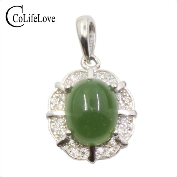 colife jewelry natural green jade necklace pendant 7mm*9mm jade silver pendant chinese style 925 silver jewelry
colife jewelry natural green jade necklace pendant 7mm*9mm jade silver pendant chinese style 925 silver jewelry