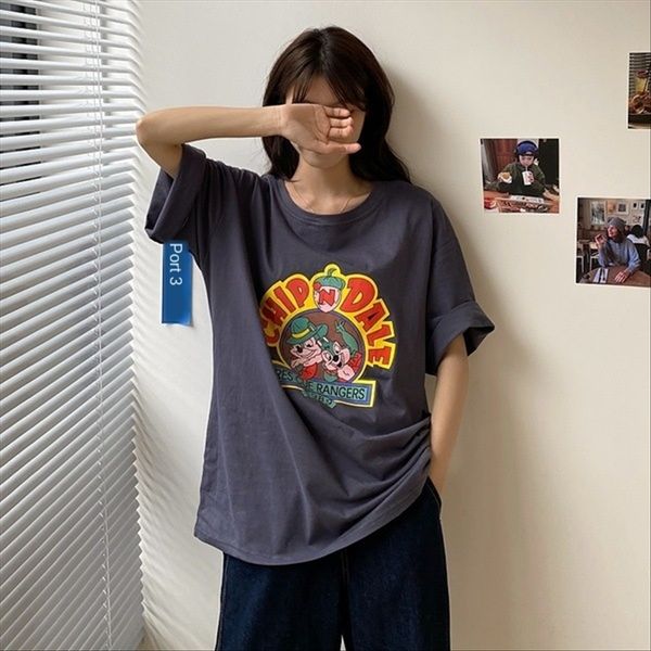 old-fashioned short-sleeved t-shirt underwear t-shirt female ins stylish loose harajuku bf lazy wind weird all-match short-sleeved top, White
old-fashioned short-sleeved t-shirt underwear t-shirt female ins stylish loose harajuku bf lazy wind weird all-match short-sleeved top, White