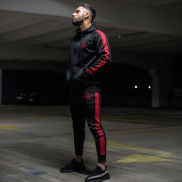 men's workout fitness hooded sweatshirt gyms brand 2018 black and red stripe zipper hoodie men's fitness slim hooded coat
men's workout fitness hooded sweatshirt gyms brand 2018 black and red stripe zipper hoodie men's fitness slim hooded coat