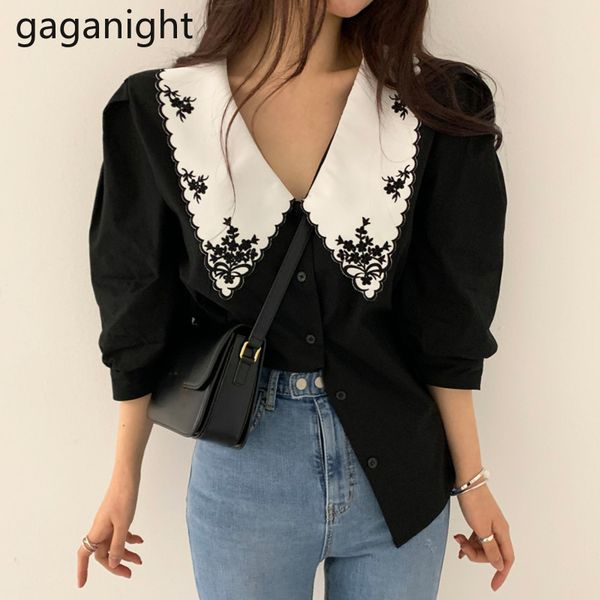 gaganight элегантная женская блузка с длинным рукавом отложным воротником шикарный корейский офис леди рубашка вышивка кружева vestidos 2020, White
gaganight элегантная женская блузка с длинным рукавом отложным воротником шикарный корейский офис леди рубашка вышивка кружева vestidos 2020, White