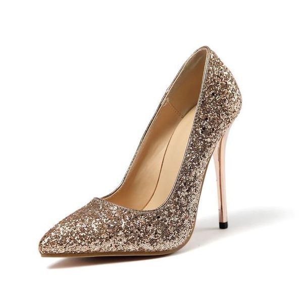 plus size 35 to 40 41 42 shiny sequined high stiletto heels pointed pumps bridal wedding shoes come with box silver gold, Black
plus size 35 to 40 41 42 shiny sequined high stiletto heels pointed pumps bridal wedding shoes come with box silver gold, Black