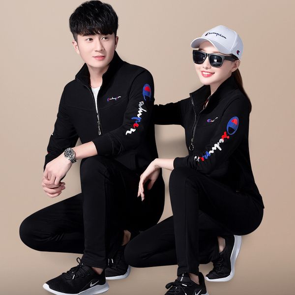 3pcs spring men women sportswear tracksuit loose jacket shirt+pant+jacket lover running jogger fitness casual gym set sport suit, Black;blue
3pcs spring men women sportswear tracksuit loose jacket shirt+pant+jacket lover running jogger fitness casual gym set sport suit, Black;blue