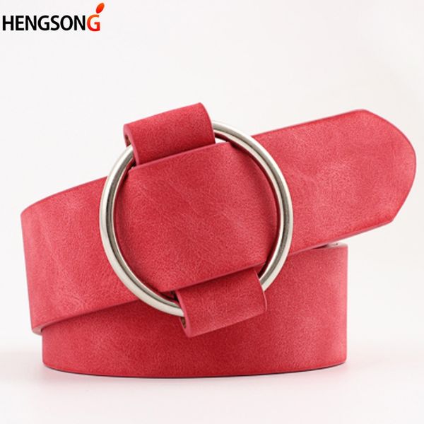 new casual female round buckle wide belts women dress jeans belt woman ladies faux leather straps pasek damski, Black;brown
new casual female round buckle wide belts women dress jeans belt woman ladies faux leather straps pasek damski, Black;brown