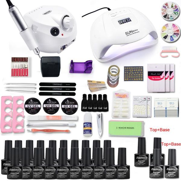 nail set 35000rpm nail drill 120w uv led lamp 20 gel polish 2 and 2 basic tool set for manicure
nail set 35000rpm nail drill 120w uv led lamp 20 gel polish 2 and 2 basic tool set for manicure