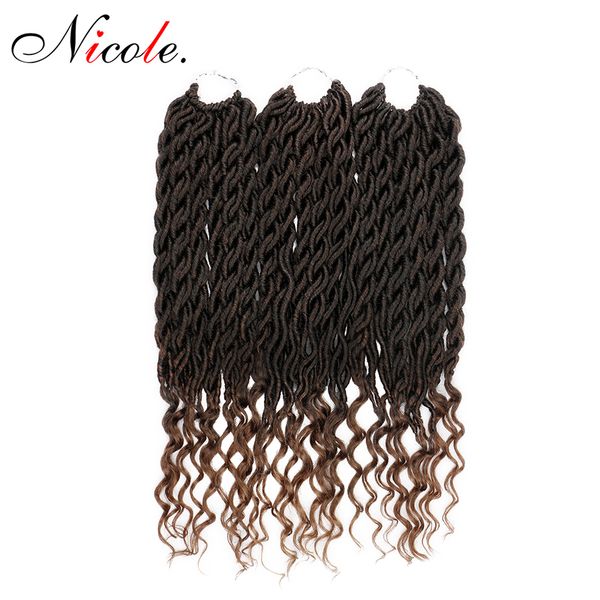 николь синтетические мягкие faux локс вьющиеся крючком плетение наращивание волос 22 дюймов 70 г/упак. 24 пряди/упак. богиня прическа, Black
николь синтетические мягкие faux локс вьющиеся крючком плетение наращивание волос 22 дюймов 70 г/упак. 24 пряди/упак. богиня прическа, Black