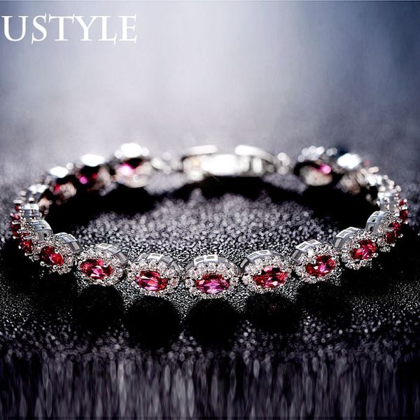 ustyle 2015 new famous brand oval cut stone women luxury wedding bracelet ub0028 c19021501, Black
ustyle 2015 new famous brand oval cut stone women luxury wedding bracelet ub0028 c19021501, Black