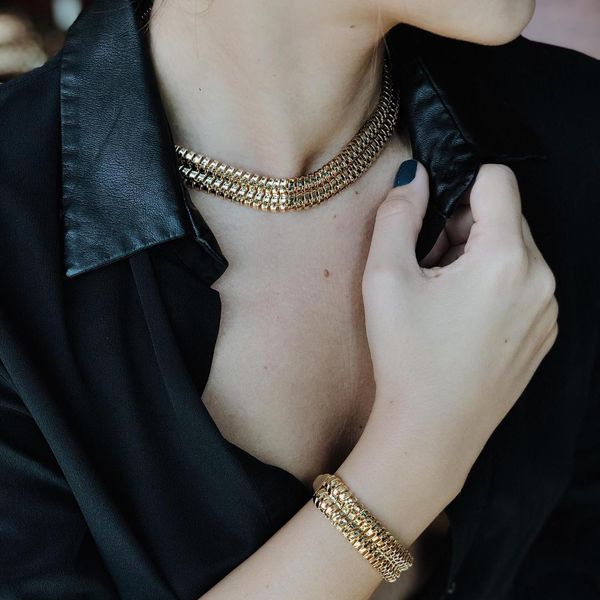 gulce dereli, necklace bracelet set, snake chain, gift box, gold/silver plated
gulce dereli, necklace bracelet set, snake chain, gift box, gold/silver plated