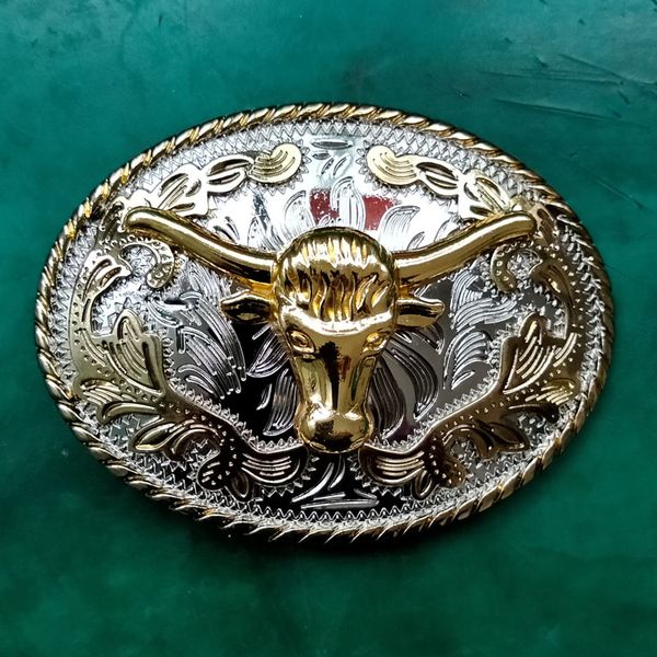 1 pcs 3d lace gold bull head cowboy metal belt buckle for men's jeans belts head, Slivery;black
1 pcs 3d lace gold bull head cowboy metal belt buckle for men's jeans belts head, Slivery;black