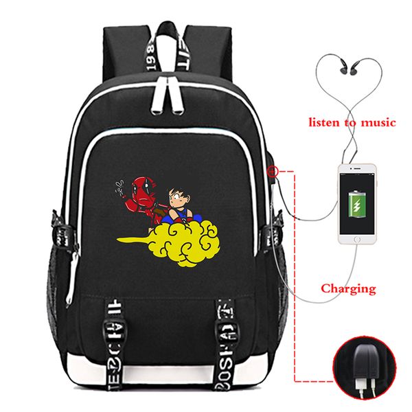 2019 мультфильм deadpool печати рюкзак женщина мужчины mochila многофункциональная зарядное путешествие рюкзак студенты колледж школьных сум
2019 мультфильм deadpool печати рюкзак женщина мужчины mochila многофункциональная зарядное путешествие рюкзак студенты колледж школьных сум