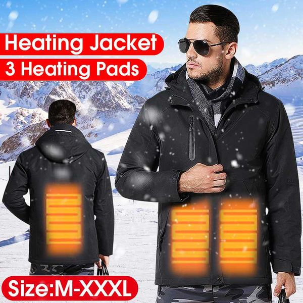 winter men usb infrared heating ves outdoor waterproof smart electric heating jacket thermostat hooded jacket 3 colors, Gray;blue
winter men usb infrared heating ves outdoor waterproof smart electric heating jacket thermostat hooded jacket 3 colors, Gray;blue