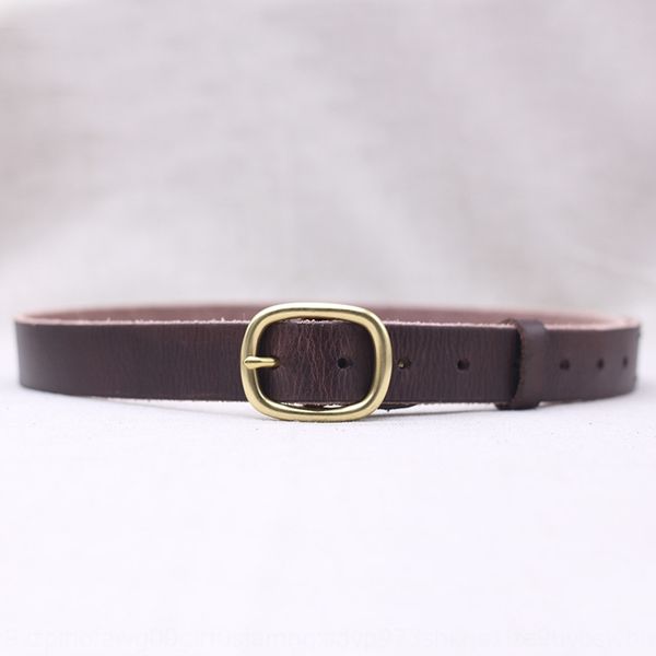 pure cowhide copper buckle black simple belt women's decorative belt women's, Black;brown
pure cowhide copper buckle black simple belt women's decorative belt women's, Black;brown