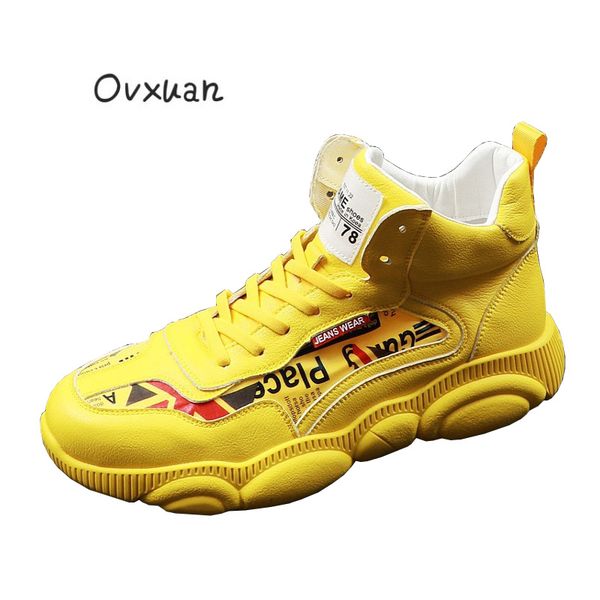 printed patchwork high trainers special edition for men dad boots shoes prom party dress boots sneakers men botas masculinas, Black
printed patchwork high trainers special edition for men dad boots shoes prom party dress boots sneakers men botas masculinas, Black