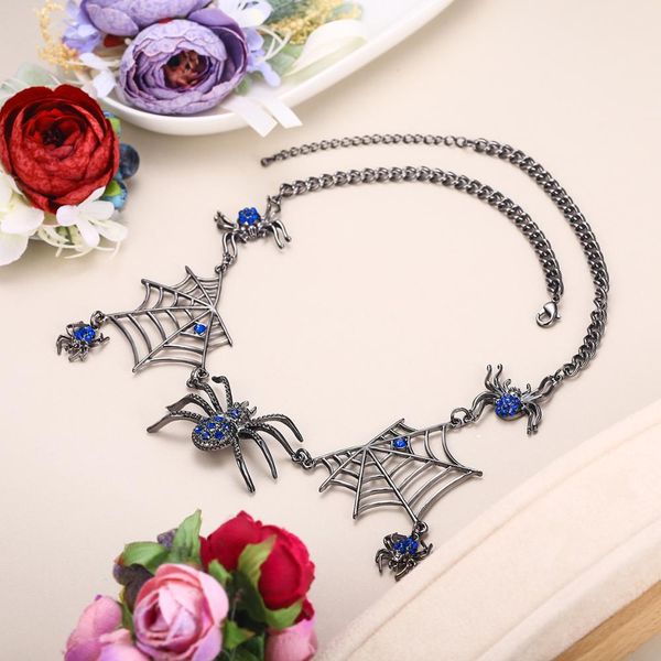 tuliper halloween spider web animal necklace choker austrian crystal rhinestone necklace for women party jewelry gift, Golden;silver
tuliper halloween spider web animal necklace choker austrian crystal rhinestone necklace for women party jewelry gift, Golden;silver