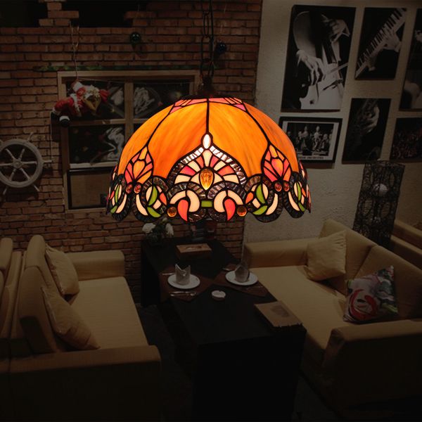 12 inch stained glass pendant lights european style vintage dinning room hanglamp bar cafe restaurant luminaire suspendu
12 inch stained glass pendant lights european style vintage dinning room hanglamp bar cafe restaurant luminaire suspendu