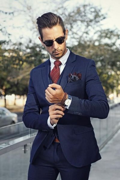classic design navy blue groom tuxedos notch lapel two button groomsmen mens wedding suits excellent man suits(jacket+pants+vest+tie) 351, Black;gray
classic design navy blue groom tuxedos notch lapel two button groomsmen mens wedding suits excellent man suits(jacket+pants+vest+tie) 351, Black;gray