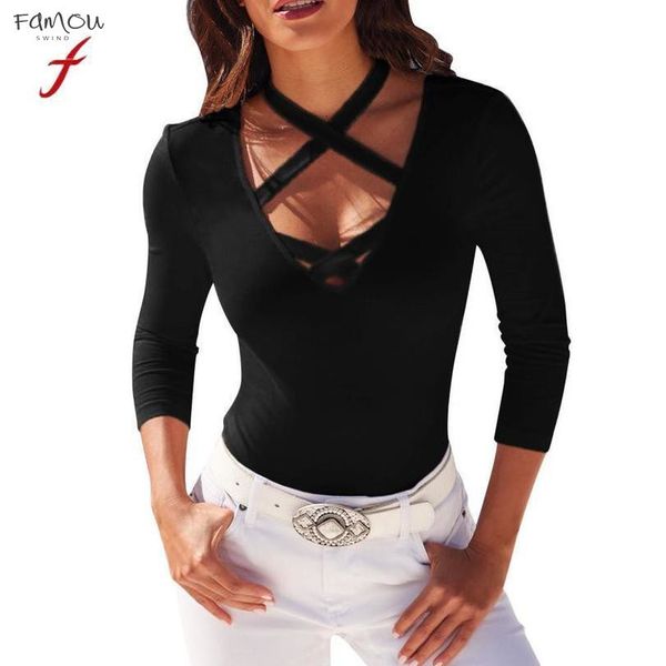 fashion t shirt women ladies v neck long sleeve cross t shirt tee casual t shirt mujer py, White
fashion t shirt women ladies v neck long sleeve cross t shirt tee casual t shirt mujer py, White