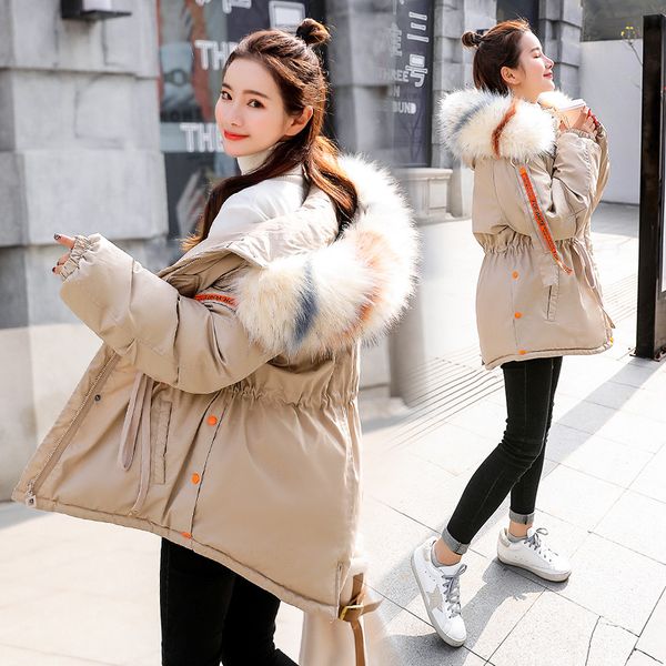down jacket cotton-padded clothes women's 2019 new style winter coat korean-style large fur collar cotton-padded jacket junior h, Blue;black
down jacket cotton-padded clothes women's 2019 new style winter coat korean-style large fur collar cotton-padded jacket junior h, Blue;black