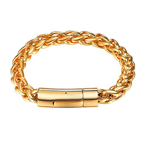 gold bracelet men stainless steel bracelet silver chain on hand gifts for men accessories magnetic charm men's bracelets hip hop, Black
gold bracelet men stainless steel bracelet silver chain on hand gifts for men accessories magnetic charm men's bracelets hip hop, Black