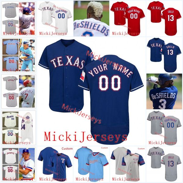 Custom Texas Jersey 17 Shin-Soo Choo 13 Joey Gallo 1 Elvis Andrus 14 Asdrubal Cabrera 3 Delino DeSHIELDS 23 Mike Minor 35 Lance Lynn Jersey
Custom Texas Jersey 17 Shin-Soo Choo 13 Joey Gallo 1 Elvis Andrus 14 Asdrubal Cabrera 3 Delino DeSHIELDS 23 Mike Minor 35 Lance Lynn Jersey