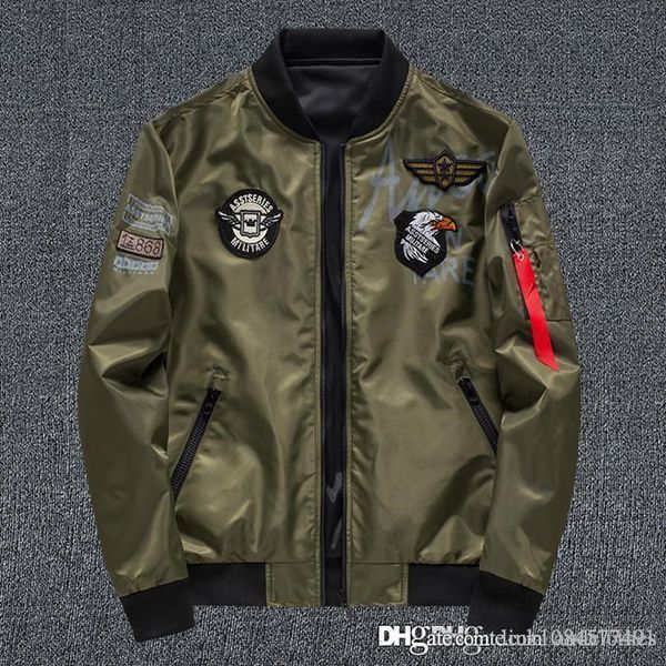 19ss designer jackets luxury jacket ma1 bomber jacket double-sided coat baseball military section mens jacket sports flight suit, Black;brown
19ss designer jackets luxury jacket ma1 bomber jacket double-sided coat baseball military section mens jacket sports flight suit, Black;brown