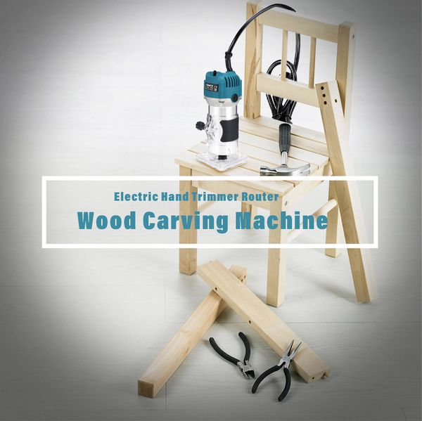 6.35mm 800w woodworking electric trimmer wood milling engraving slotting trimming machine hand carving machine wood router
6.35mm 800w woodworking electric trimmer wood milling engraving slotting trimming machine hand carving machine wood router