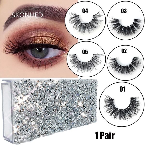 1pair 3d/6d mink hair false eyelashes resuablethick wispy natural long wispies eyelashes extension handmade soft eye makeutools
1pair 3d/6d mink hair false eyelashes resuablethick wispy natural long wispies eyelashes extension handmade soft eye makeutools