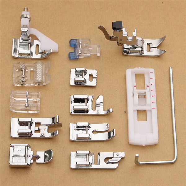 wholesale 13pcs electric sewing machine low shank presser feet attachments set for supplies walking foot kit, Black
wholesale 13pcs electric sewing machine low shank presser feet attachments set for supplies walking foot kit, Black