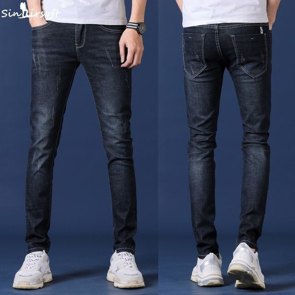 2019 spring new men's jeans blue black classic fashion designer denim skinny jeans men's casual slim trousers
2019 spring new men's jeans blue black classic fashion designer denim skinny jeans men's casual slim trousers