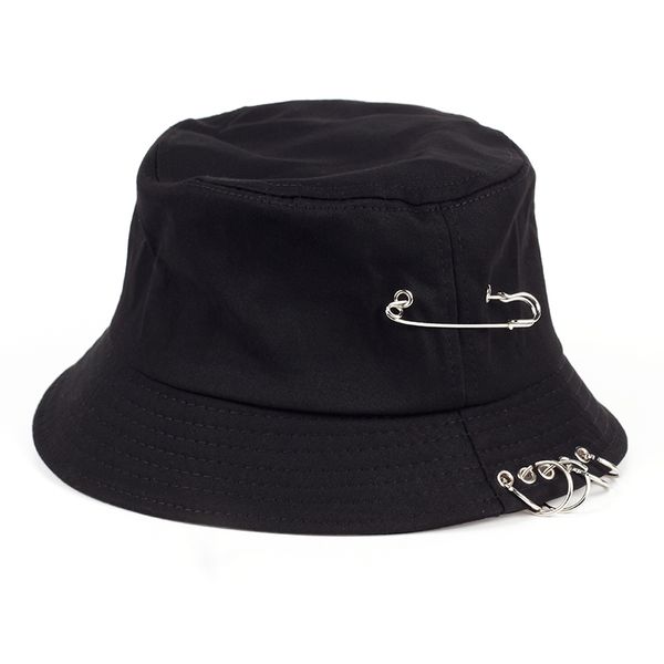 voron solid color iron pin rings personality bucket hat cap for women men cotton fishermen caps factory sells directly
voron solid color iron pin rings personality bucket hat cap for women men cotton fishermen caps factory sells directly