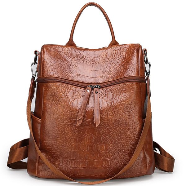 2020 new woman backpack leather female backpacks teenage girl schoolbag large capacity shoulder bags travel bagpack
2020 new woman backpack leather female backpacks teenage girl schoolbag large capacity shoulder bags travel bagpack