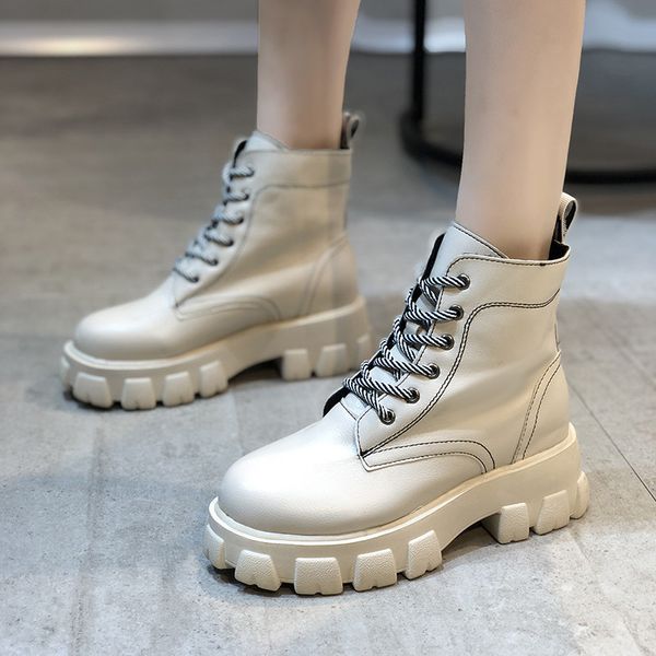 fashion lace-up flat shoes woman high heel platform pu leather boots women shoes ankle boots girls autumn, Black
fashion lace-up flat shoes woman high heel platform pu leather boots women shoes ankle boots girls autumn, Black
