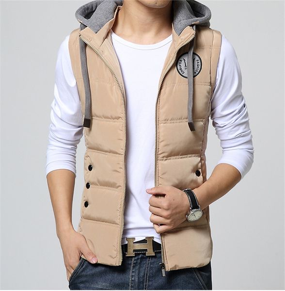 fashion embroidery designer mens vests hat detachable thick autumn winter clothes with zipper warm sleeveless clothes, Black;white
fashion embroidery designer mens vests hat detachable thick autumn winter clothes with zipper warm sleeveless clothes, Black;white