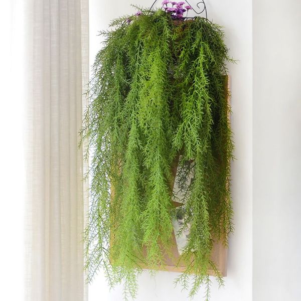 105cm artificial wall hanging plant artificial pine needles home decoration balcony decorattion flower basket imitation rattan
105cm artificial wall hanging plant artificial pine needles home decoration balcony decorattion flower basket imitation rattan