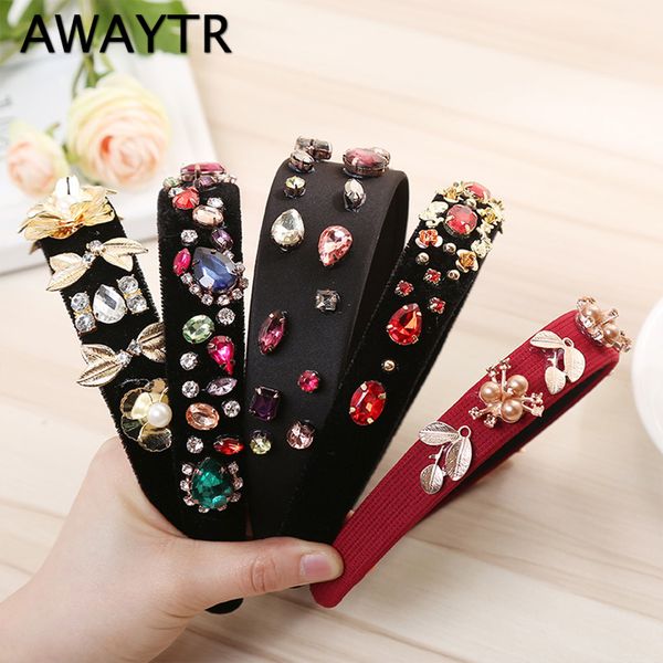 awaytr new headband for women pearl rhinestone hair accessories female retro luxury hairband wide-brimmed girls hair accessories
awaytr new headband for women pearl rhinestone hair accessories female retro luxury hairband wide-brimmed girls hair accessories