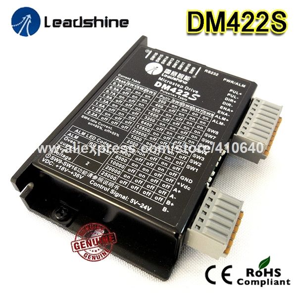 new arrival leadshine dsp stepper drive dm422s stepper drive max 36 vdc compatiable with stepper motor drive dm422c or dm422
new arrival leadshine dsp stepper drive dm422s stepper drive max 36 vdc compatiable with stepper motor drive dm422c or dm422