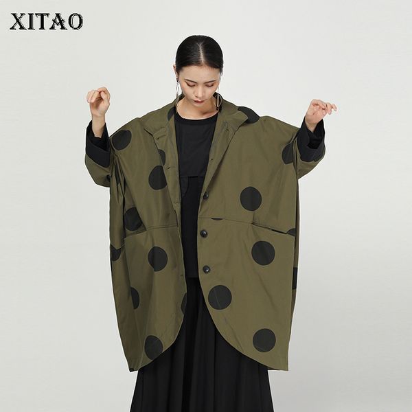 xitao vintage wave point cape coat irregular plus size trench coat for women streetwear trend early spring 2020 new gcc1781, Tan;black
xitao vintage wave point cape coat irregular plus size trench coat for women streetwear trend early spring 2020 new gcc1781, Tan;black