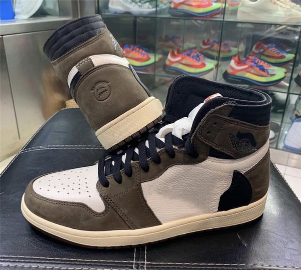 2019 New Release Travis Scott X 1S High OG TS SP 1 Man Basketball Shoes Sail Dark Mocha University Red Outdoor Sneakers US 7-13 3A 32
2019 New Release Travis Scott X 1S High OG TS SP 1 Man Basketball Shoes Sail Dark Mocha University Red Outdoor Sneakers US 7-13 3A 32