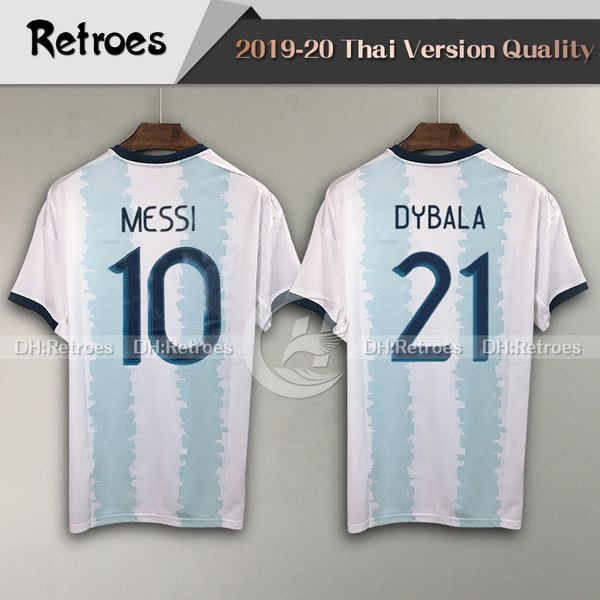 2019 copa america argentina home blue white soccer jersey 19 20 #10 messi soccer shirt #9 aguero dybala short sleeve football shirt, Black;yellow
2019 copa america argentina home blue white soccer jersey 19 20 #10 messi soccer shirt #9 aguero dybala short sleeve football shirt, Black;yellow