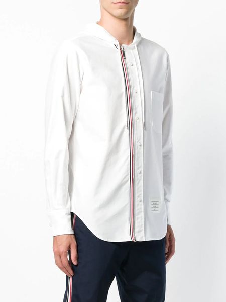 2020 new pure cotton rwb elastic seam classic white oxford shirt tb thom button-down point collar browne men's women's shirts, White;black
2020 new pure cotton rwb elastic seam classic white oxford shirt tb thom button-down point collar browne men's women's shirts, White;black