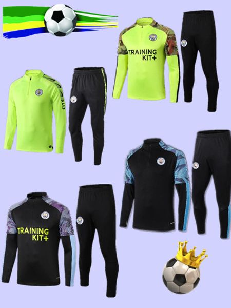 2019 mahrez jesus de bruyne kun aguero manchester jacket tracksuit city sane training suits 19 20 football kit shirt adult, Black
2019 mahrez jesus de bruyne kun aguero manchester jacket tracksuit city sane training suits 19 20 football kit shirt adult, Black