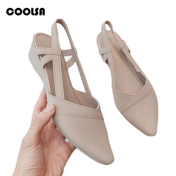 fashion pvc pointed jelly sandals women wedge beach sandals soft outdoor slides female casual waterproof mule summer beach shoes, Black
fashion pvc pointed jelly sandals women wedge beach sandals soft outdoor slides female casual waterproof mule summer beach shoes, Black